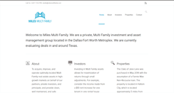 Desktop Screenshot of milesmultifamily.com